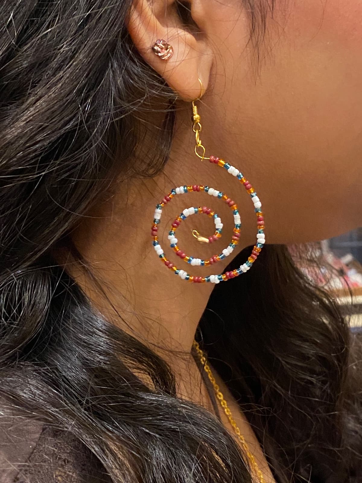 Boho Spiral earrings