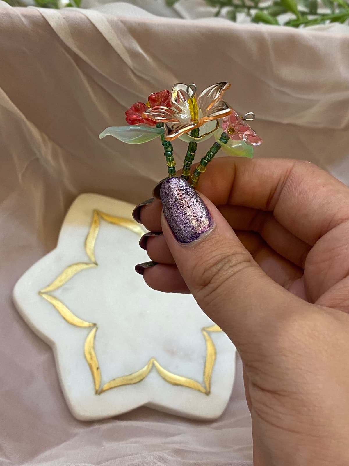 Beaded bouquet 2