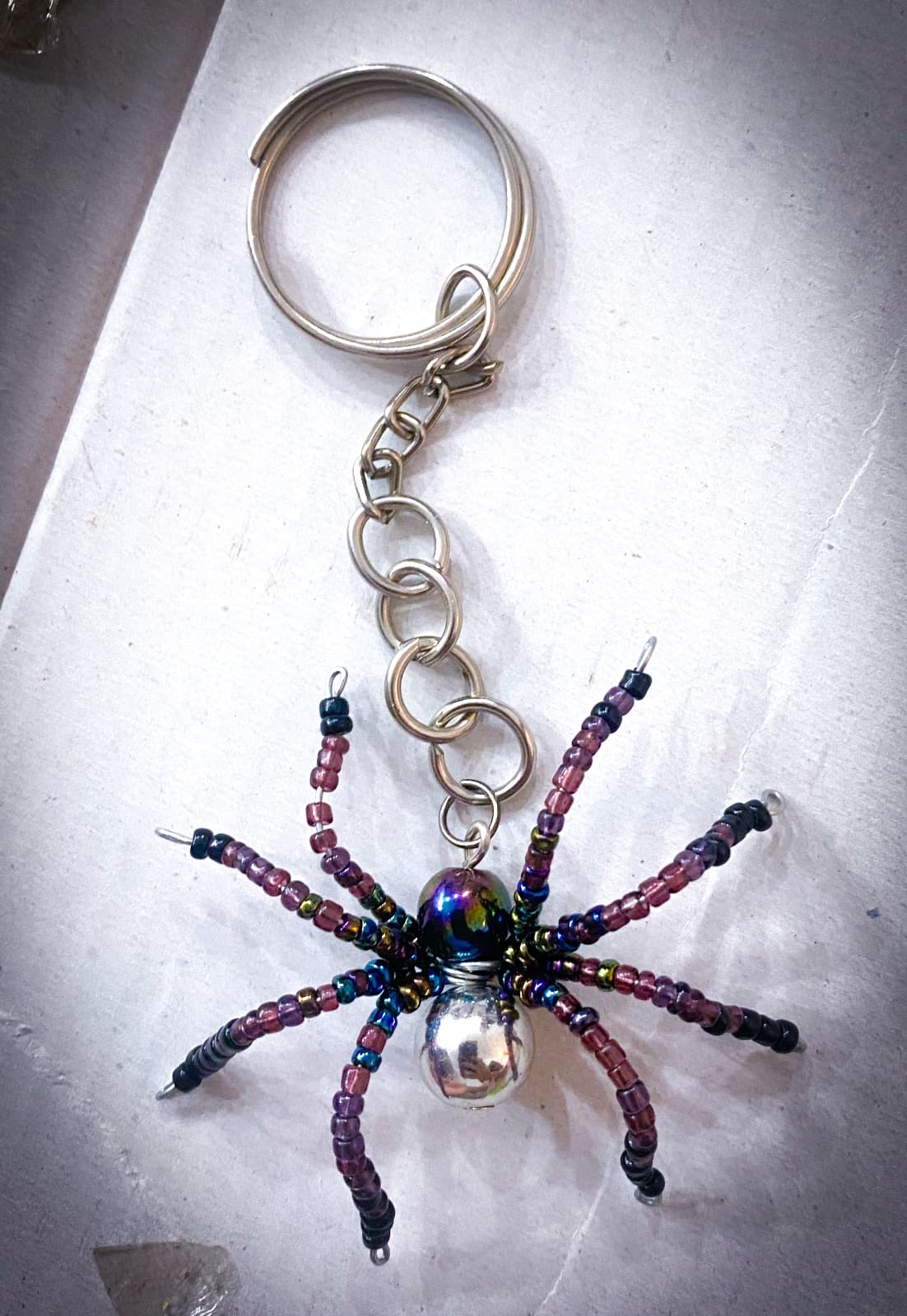 Arachnid keychain