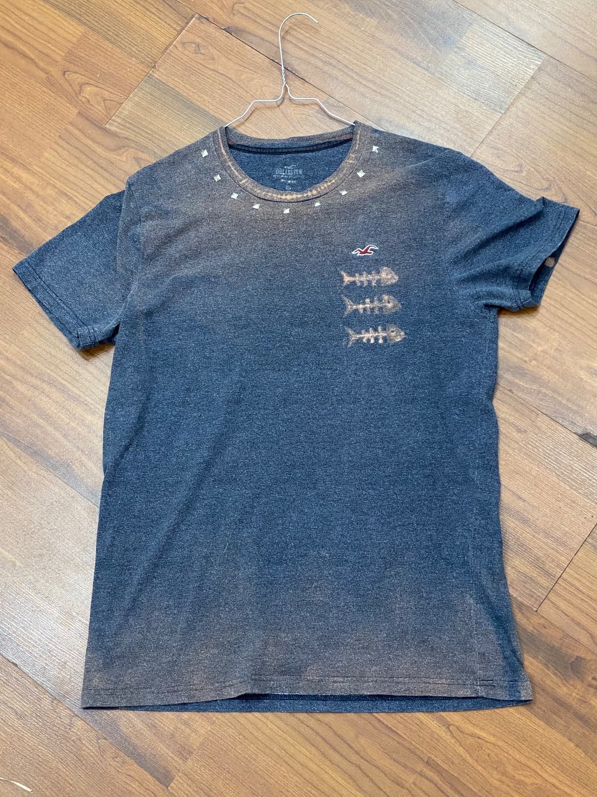 Custom bleached tshirt 2