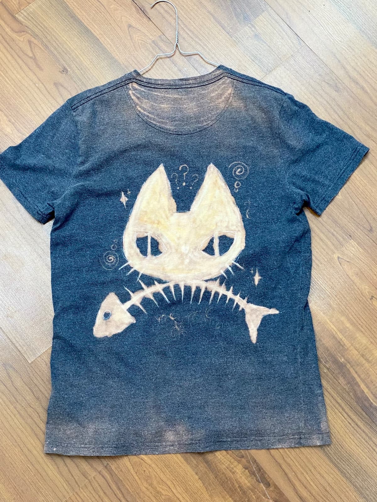 Custom bleached tshirt