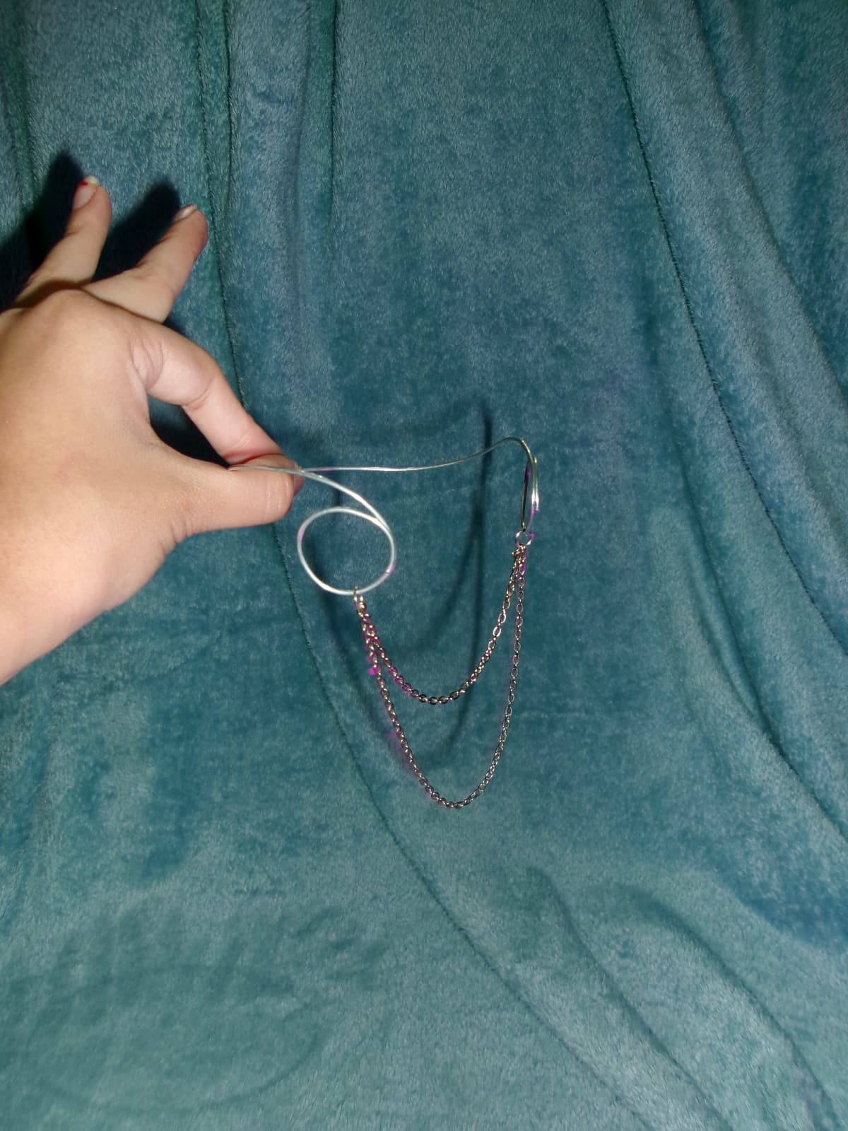 Diaphanous arm cuff 2